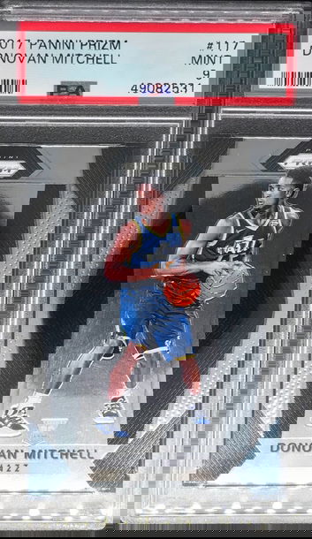 Donovan Mitchell 2017-18 Prizm RC PSA 9 Mint