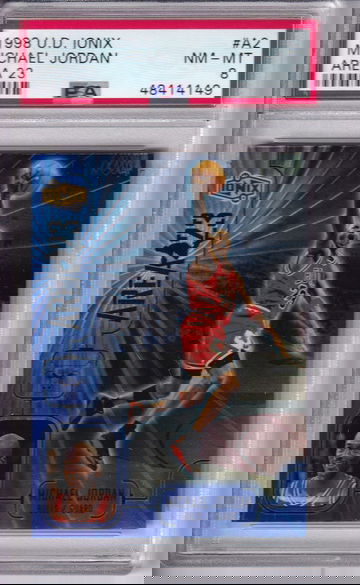 1998 Upper Deck Ionix Michael Jordan Area 23 PSA 8