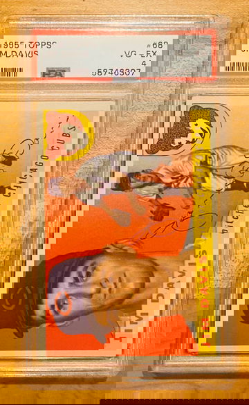 1955 Topps Jim Davis #68 PSA 4