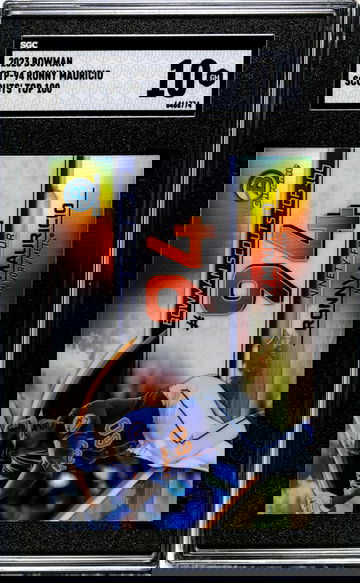 2023 Bowman Chrome Scouts' Top 100 Ronny Mauricio #BTP-94 SGC 10