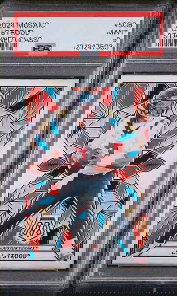 2024 Mosiac CJ Stroud Stained Glass