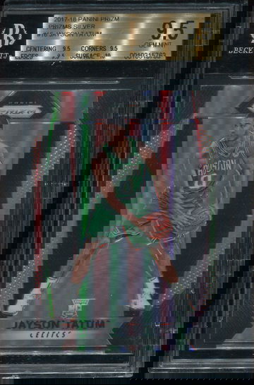 Jayson Tatum Prizm Silver BGS 9.5 GEM+