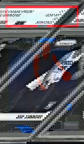 2016-17 Panini Prizm Ben Simmons RC Rookie PSA 10 GEM MINT