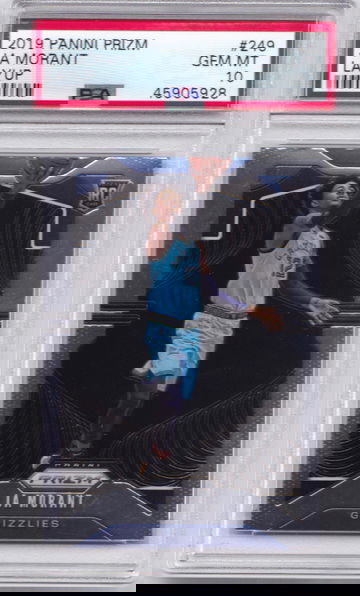 Ja Morant 2019 Prizm Variation Layup PSA 10 