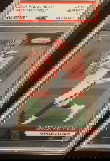 2018 Prizm Baker mayfield PSA 10