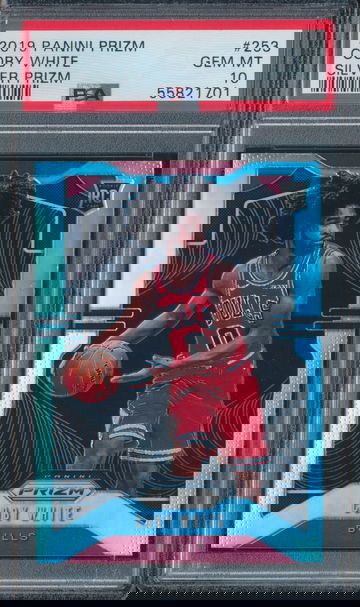 2019 Panini Prizm Coby White RC Silver PSA 10 (D)