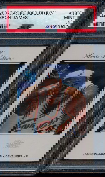 2007 SP Rookie Edition Lebron James PSA 9 Mint