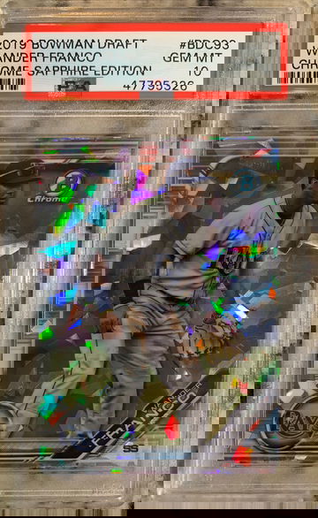 2019 Bowman Draft Wander Franco Chrome Sapphire Edition PSA 10 GEM MINT 