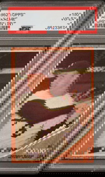 1962 Topps Al Kaline (Green Tint) #150 PSA 4 [BL-2C.5]