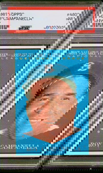 1961 Topps Roy Campanella MVP #480 PSA 7 [BL-2.3]