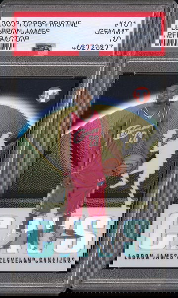 2003 Lebron James Pristine Refractor Gem Mint 10