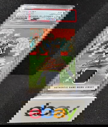 2004 Fleer Ultra Game Used Tom Brady Patch /399 PSA 8.5