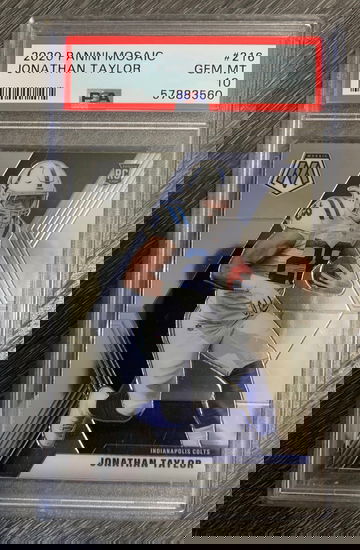 2020 Mosaic Jonathan Taylor # 216 PSA 10