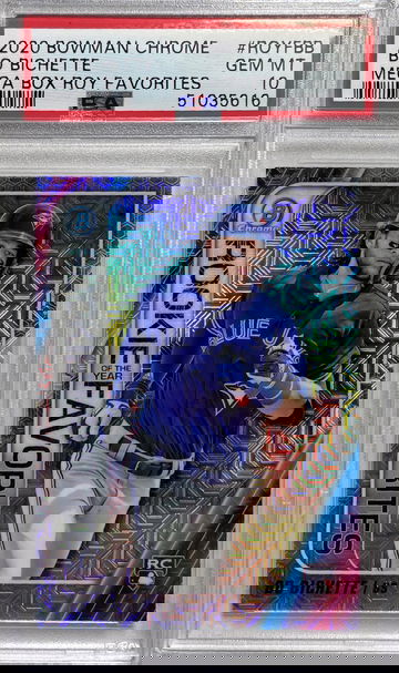 2020 bo bichette bowman chrome psa 10