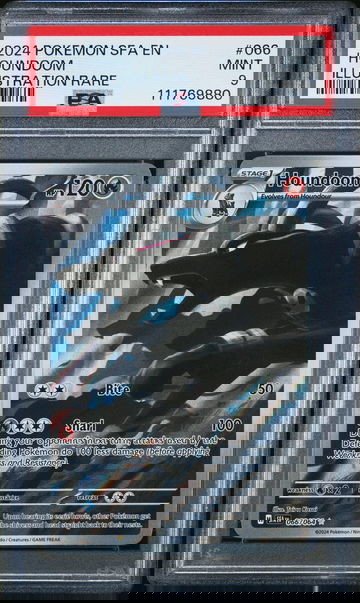 2024 Pokemon #066/064 Houndoom Illustration Rare PSA 9