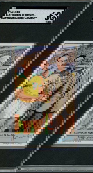 1966 Liebig Stoccolma Re Gustavo Campionati Mondiali Di Calcio #6 SGC 6