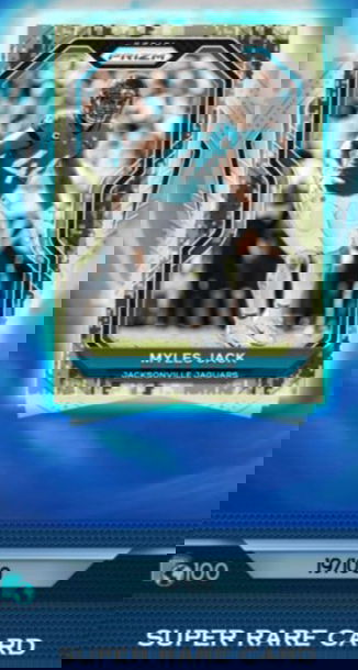 2020 Prizm Panini Blitz Camo Myles Jack /100