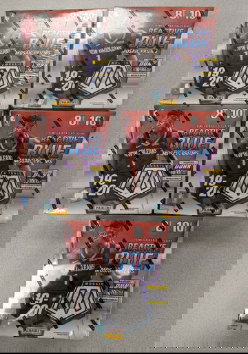 2019-20 Mosaic Mega Basketball x5