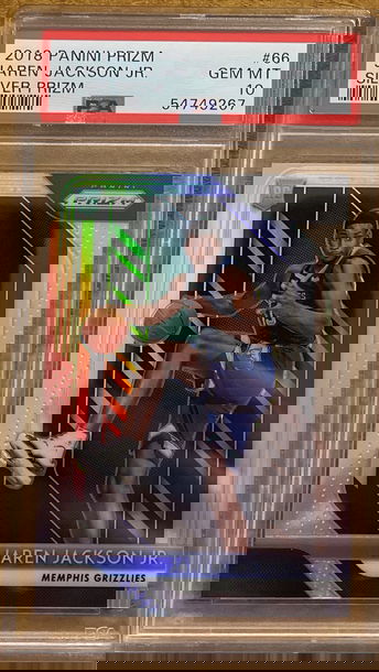 2018 Jaren Jackson Jr Silver Prizm Rookie PSA 10