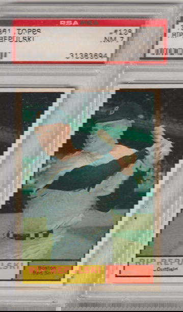 1961 Topps #128 Rip Repulski PSA 7 (Near Mint)