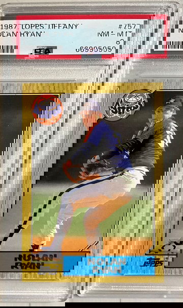 1987 TOPPS TIFFANY #757 NOLAN RYAN NM-MT