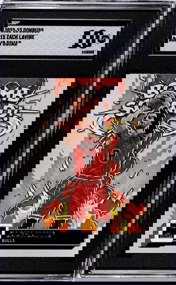 2022-23 Panini Donruss #15 Zach Lavine Bomb Squad - Graded SGC 10 GM Gem Mint. 