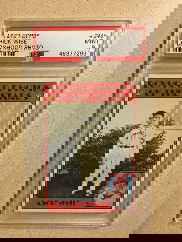 1972 Topps #345 Rick Wise PSA 9 MINT BOYHOOD PHILLIES 