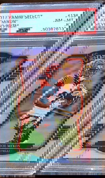 2017 JOE MIXON Panini Select SILVER Prizm Rookie Premier Level PSA 8 POP 1 #136