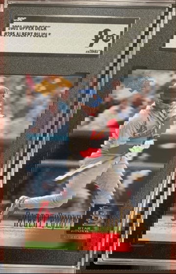 Albert Pujols 2001 Upperdeck Rookie SGC 9 HOF INVEST 702 Hr One of 6 Players 3000 hits & 500 HR