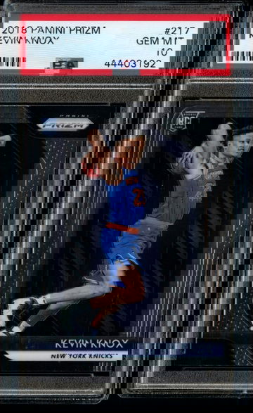 2018 Panini Prizm Kevin Knox PSA 10 Gem Mint Rookie #217