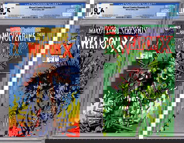 MARVEL COMICS PRESENTS #72-73 CGC WOLVERINE WEAPON-X ORIGIN STORY BEGINS 1991