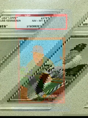 1962 Topps #576 Russ Kemmerer PSA 8 NM-MT SP WHITE SOX