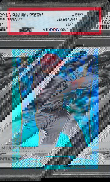 Mike Trout 2012 Prizm #50 Silver Prizms PSA 10 Gem Mint