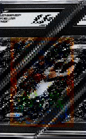 Will Levis 2023 Panini Prizm #397 Orange Disco Prizm Rookie RC SGC 9.5 MINT