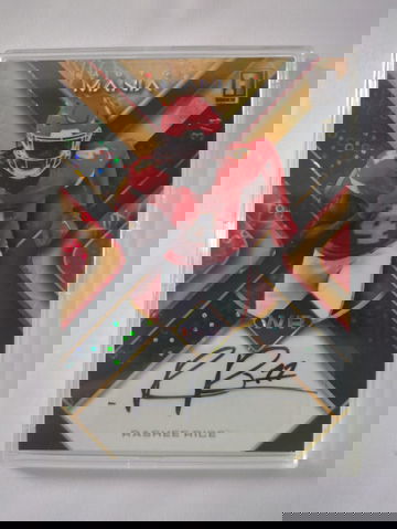 2023 Wild Card Auto Mania #AMTH-A Rashee Rice Gold Parallel RC Auto 3/4