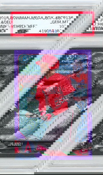 Jo Adell 2018 Bowman Mega Purple /250