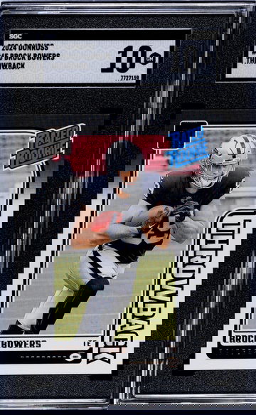 2024 Donruss #45 Brock Bowers Throwback SGC 10