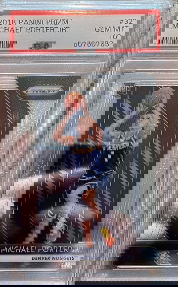 2018 Prizm Michael porter jr psa 10