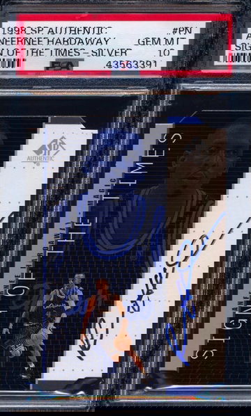 Penny Hardaway 1998 SP Authentic Sign Of Times Auto