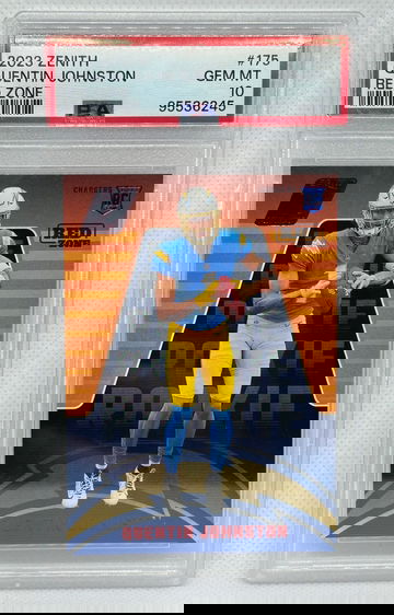 QUENTIN JOHNSTON 2023 ZENITH RC RED ZONE PSA 10