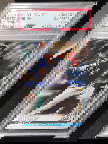 2019 Topps Update Keston Hiura Psa 10