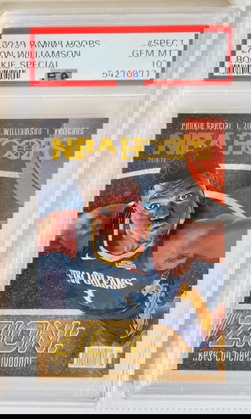 2019-20 Panini Hoops #SPEC1 Zion Williamson Rookie Special Keys Kingdom PSA 10