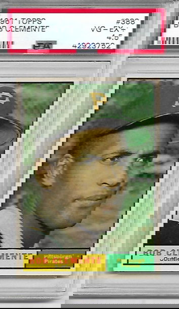 1961 Topps #388 Roberto Clemente PSA 4.5 (HOF)