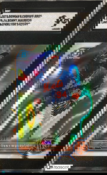 RONNY MAURICIO 2022 Bowman Chrome Pros. #BCP-16 LAVA Refractor SP #392/399 SGC 9