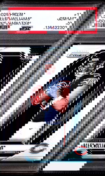 2024 PANINI PRIZM ROOKIE VARIATION CALEB WILLIAMS #1 RC BEARS PSA 10 GEM MT