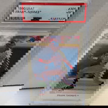 Frank Thomas 1990 Leaf PSA 7