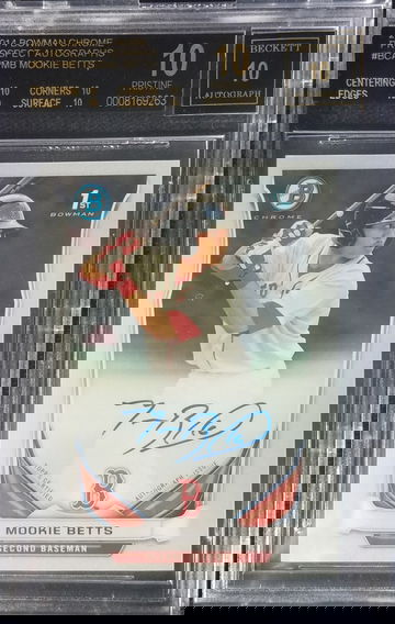 2014 Bowman Chrome Mookie Betts auto 