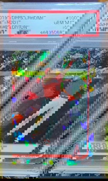 2019 Topps Chrome Sapphire Mike Trout