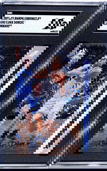 2021-22 Panini Chronicles Luminance #242 Luka Doncic - Graded SGC 10 GEM MINT GM