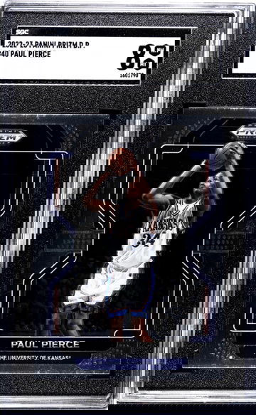 2022 Panini Prizm Draft Picks Paul Pierce #40 SGC 8